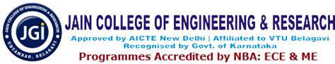 ABOUT JCER - Jain College of Engineering and Research | JCER