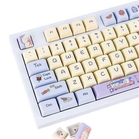 Amazon.in: Buy 133 Keys Kawaii Keycaps Sets, PBT XDA Profile Keycaps ...