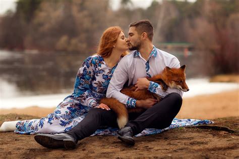 Фотосессия с лисой в Москве | фотограф Анастасия Фаббро