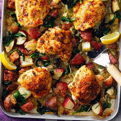 Sheet-Pan Chicken and Veggies Recipe