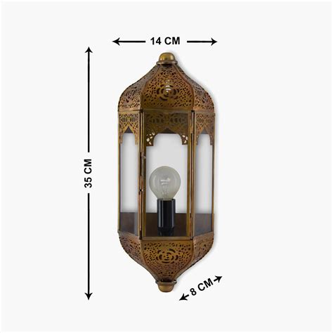 Buy HOMESAKE Contemporary Decor Gold Metal Wall Light from Homesake at ...