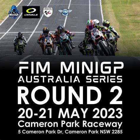 ROUND 2 - FIM MiniGP Australia Series, Cameron Park Raceway, Newcastle ...