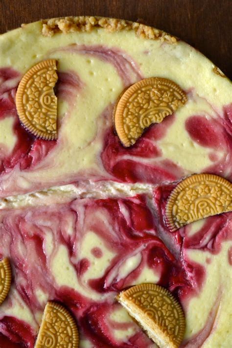 Image result for Raspberry Cheesecake with Oreo Crust