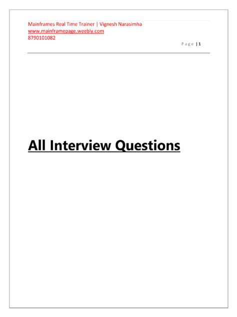 Mainframe Testing Interview Questions 的图像结果