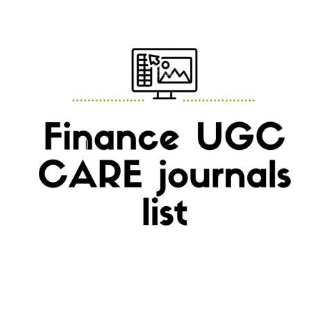 Finance UGC CARE journals list - PhDTalks