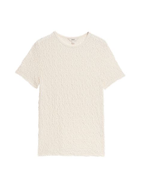 Buy Cotton Rich Textured Top at Marks & Spencer