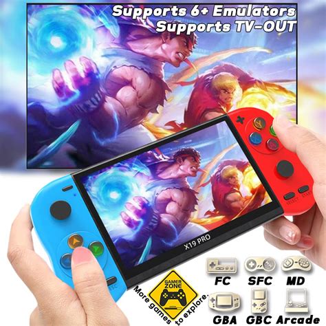 Buy CredevZone X19 Pro Handheld Game Console 5.1 inch Retro Games ...