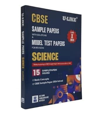 U like CBSE Class 10 Science 15 Sample papers with solution and Model ...