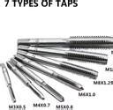 uptodatetools 40pcs Tap Die Set External Thread Cutting Tapping Hand ...