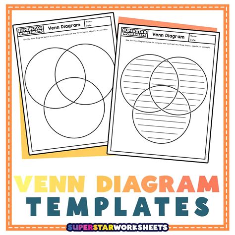 Venn Diagram Worksheet Pdf
