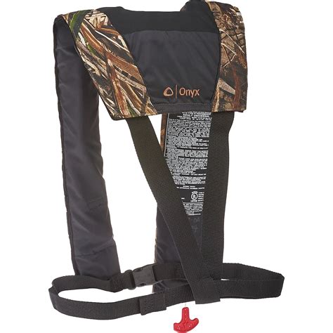 Onyx Outdoor™ 24 Automatic/Manual Inflatable Polyester Life Jacket ...