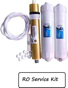 Himalayan RO Service Kit 80 GPD Membrane,Carbon,Sediment Filter, FR ...