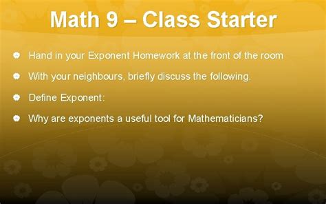 Image result for Starter Exponent Math Example