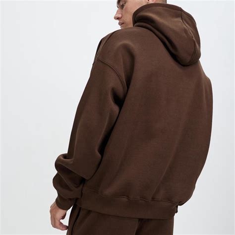 Chocolate brown hoodie. Men’s size XL. RPR $89, worn... - Depop