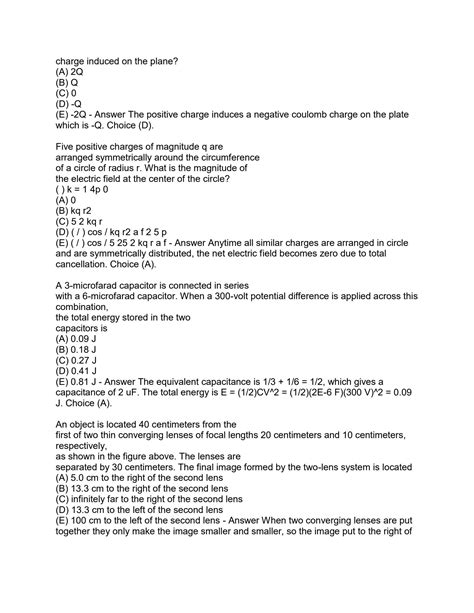 SOLUTION: Official gre physics exam 2 with complete solution - Studypool