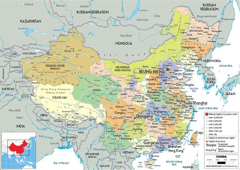 Map of China • Download FREE