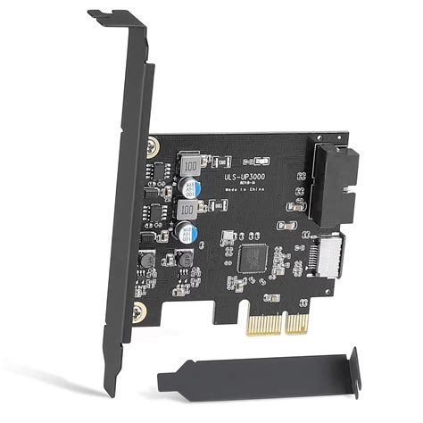 Sinefine PCIe x1 to USB 3.2 GEN1 5Gbp 19pin Front Panel Header (to Type ...