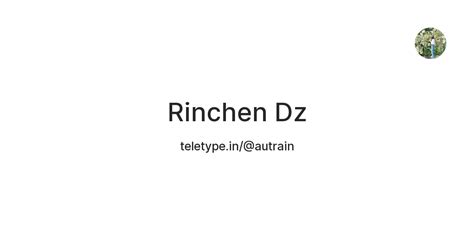 Rinchen Dz — Teletype