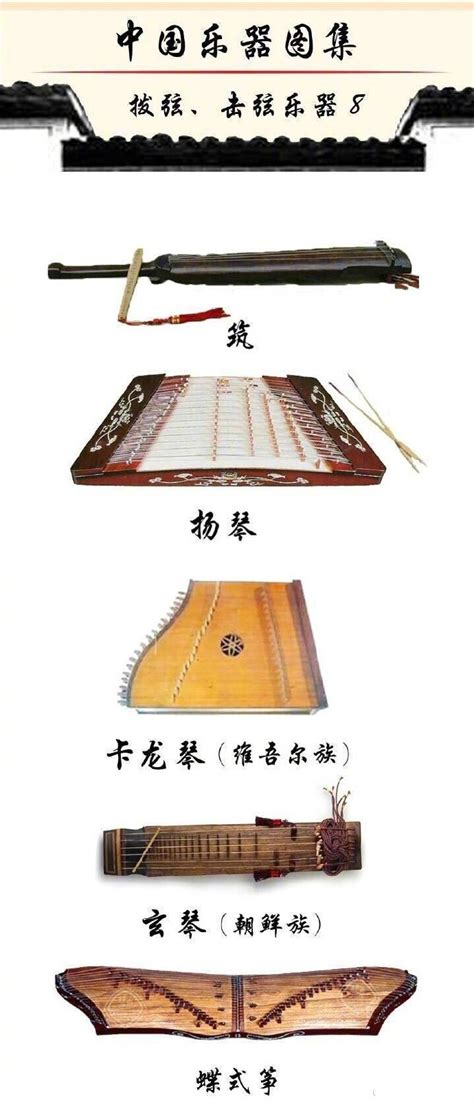 中国乐器图集，拨弦，击弦类乐器3/9 - 堆糖，美图壁纸兴趣社区