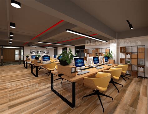 深圳4000平米智能科技公司办公室装修设计案例 | 云伽智能-办公室装修-尚泰装饰设计
