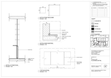 Technical Drawings of Pol House | CEPT - Portfolio