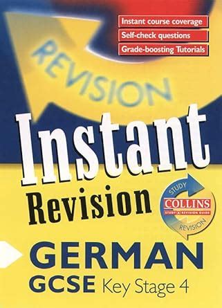 Instant Revision – GCSE German (Collins Study & Revision Guides ...