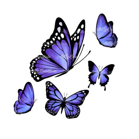 Butterfly PNG, Butterflies Clipart, Digital Download - Etsy