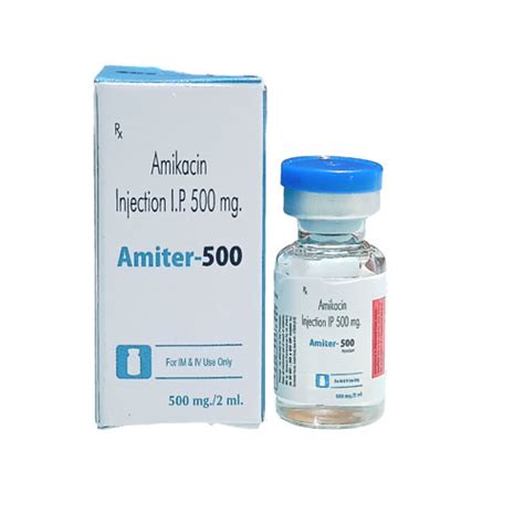 AMITER-500 INJECTION Axter Pharmaceuticals Pvt. Ltd.