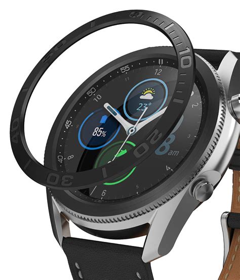 Bezel Styling for Galaxy Watch 3 45mm - Ink Black 45-07 (ST) [Stainles