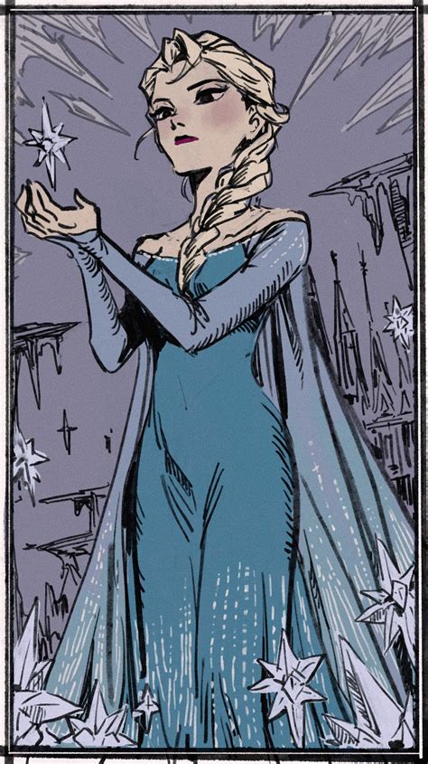 Elsa the Snow Queen - Frozen - Image by Gori Matsu #3669683 - Zerochan ...