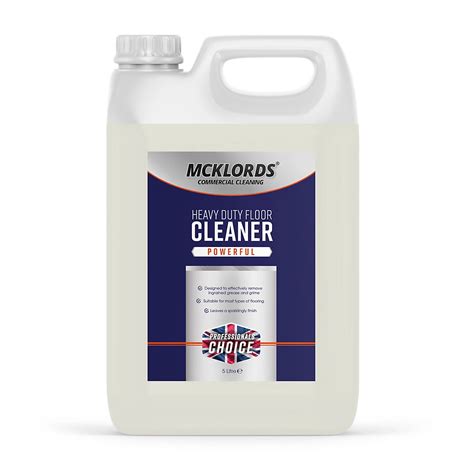 McKLords Commercial - Heavy Duty Floor Cleaner - 5 Litre