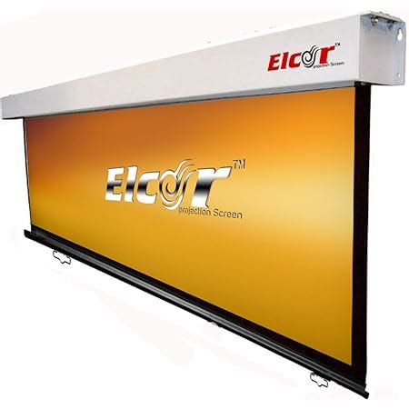 ELCOR Manual Wall Type Series, Projector Screen, 16:09 Aspect Format 80 ...