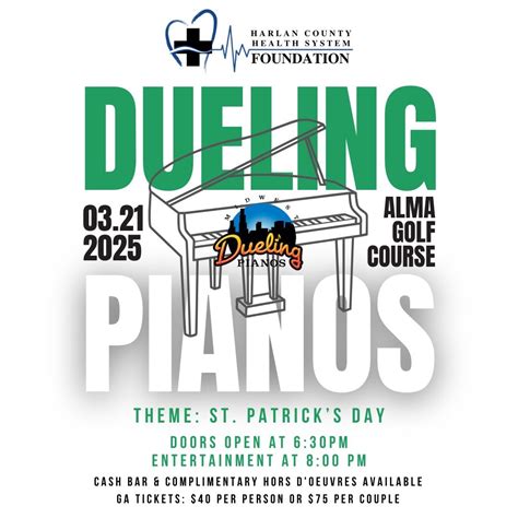 HCHS Foundation Dueling Pianos Fundraiser Event, Alma Golf Course, 21 ...