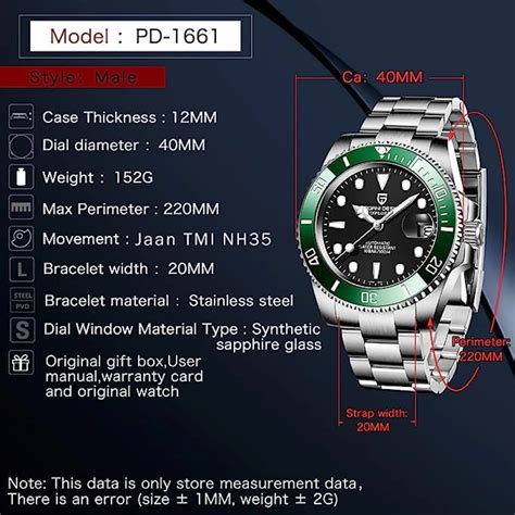 Pagani Design Waterproof Mechanical Automatic Watch Stainless Steel Me ...