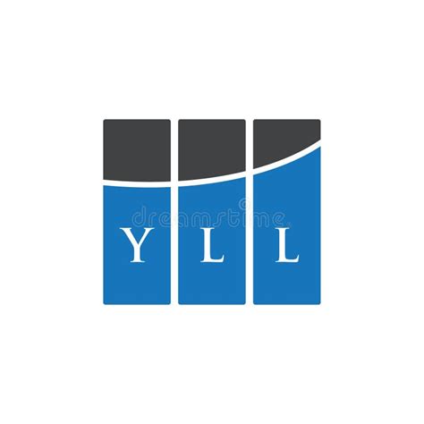 YLL Letter Logo Design on White Background. YLL Creative Initials ...