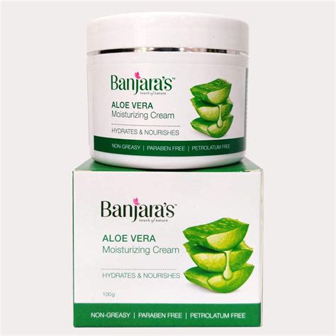 Banjara's Aloe Vera Moisturizing Cream | Buy Online – B E STORE