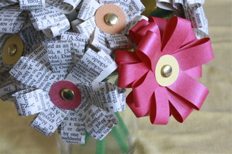 Image result for Newspaper Flower Tutorial