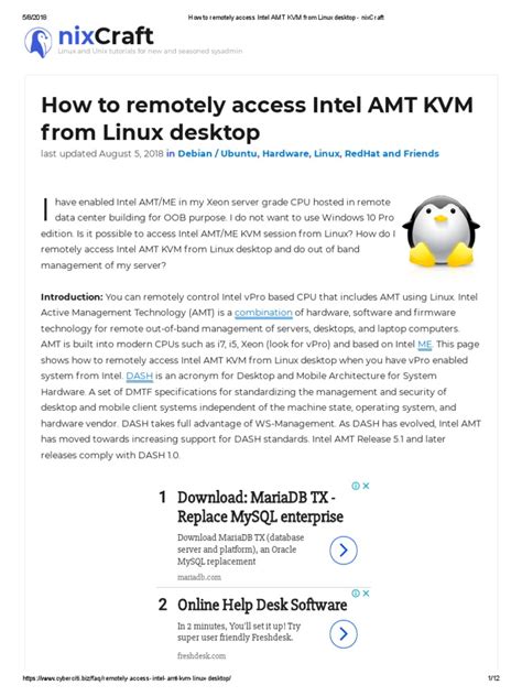 Image result for Adding Console to AMT Linux