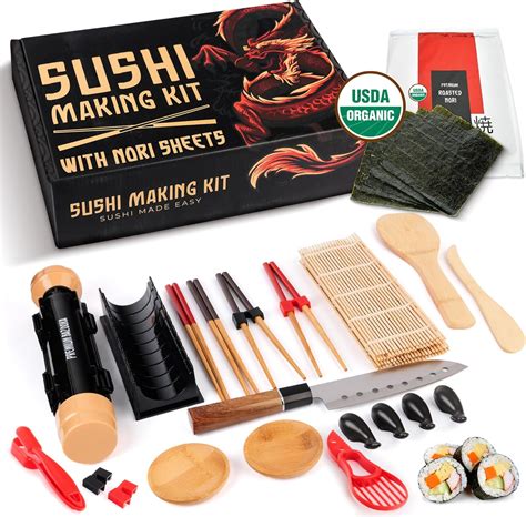 Amazon.com: Sushi Making Kit Bazooka Sushi Maker Kit, Bamboo Sushi Kit ...