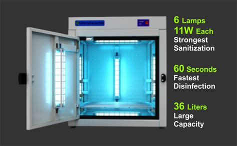 UltraSwachh Sanitization by Disinfection Lamps UV Sterilizer Light Box ...