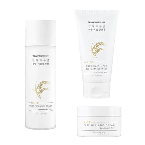 Thank You Farmer Rice Pure Skin Care Set - K Beauty World