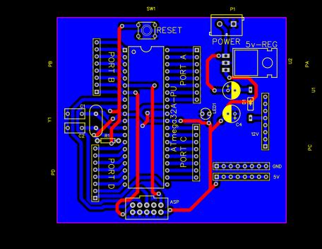 Image result for ATmega32 Programming Kit