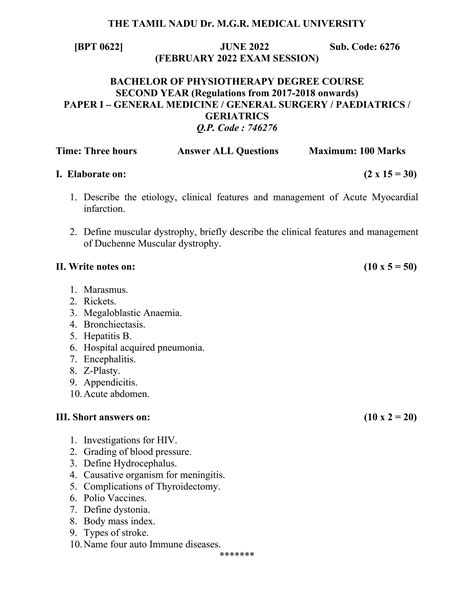 General medicine and surgery physiotherapy. | PDF