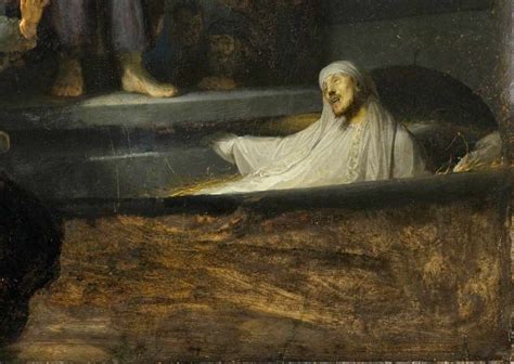 Wskrzeszenie Łazarza -1630 - Rembrandt - Chrystus w sztuce