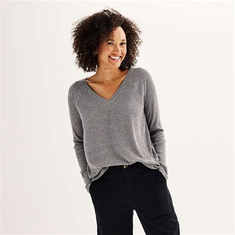Women's Sonoma Goods For Life® Super Soft Rib V-Neck Tunic