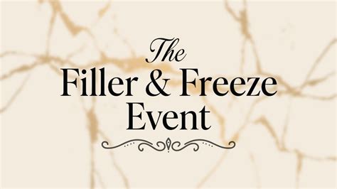Filler & Freeze Event at Dulce Aesthetics, 1830 SE 18th Ave Suite 2 ...