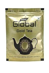 INDIA GLOBAL TEA Gold Tea | Kadak Assam Chai Patti | Organic Taste ...