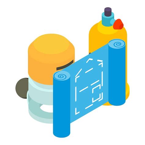 Icône d'outil industriel vecteur isométrique routeur à plongeon câblé ...