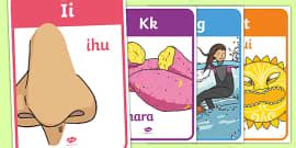 Māori Alphabet Poster | Te Reo Māori Resources | Twinkl