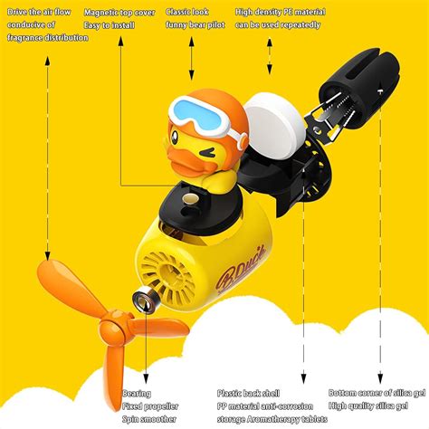 Buy Car Air Fresheners Cute Cartoon Pilot Vent Clips, Automotive Air ...